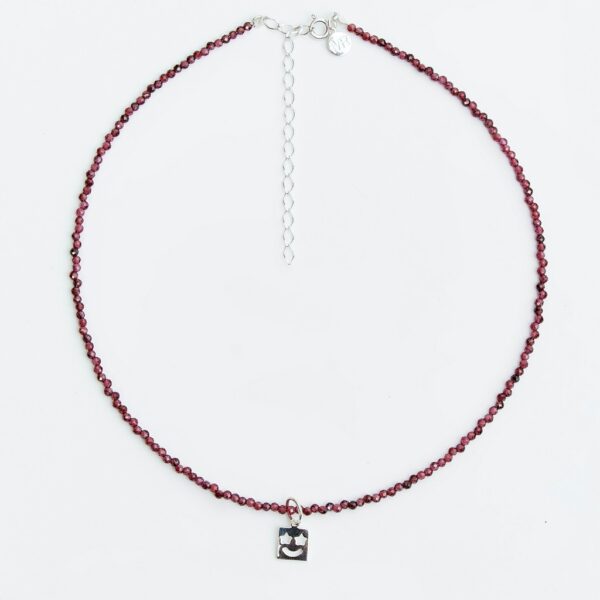 Колье SMILE RHODOLITE