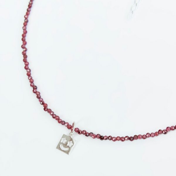 Колье SMILE RHODOLITE